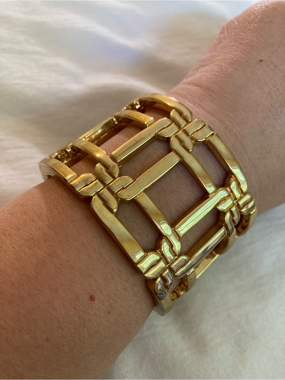 Milly Statement Hinged Magnet Bangle Bracelet